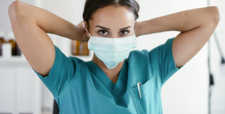 Young female doctor in medical office