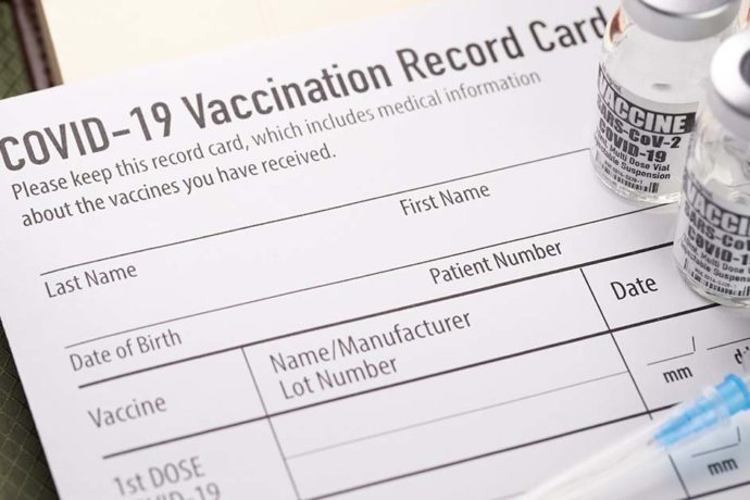 Covid Vaccination Card
