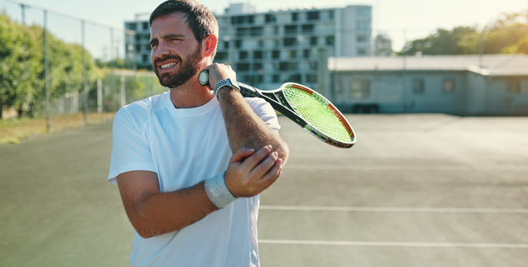 Tennis elbow can be caused by repetitive wrist and arm motions