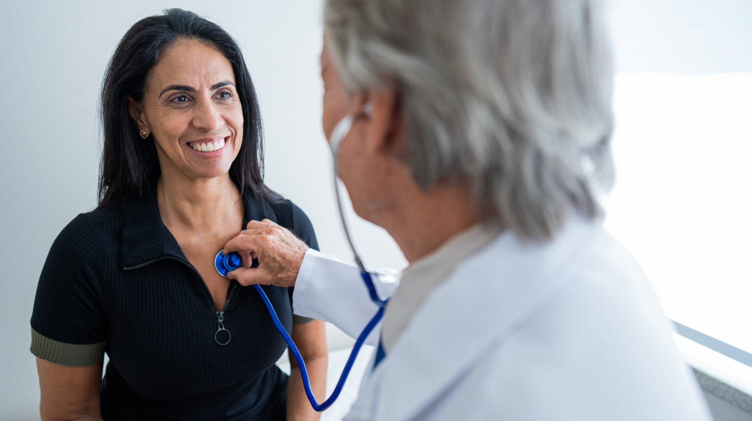 Doctor attending to a patient