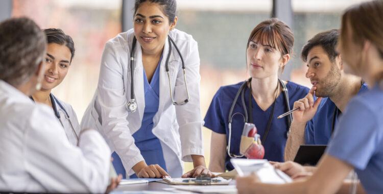 Medical Boardroom Meeting