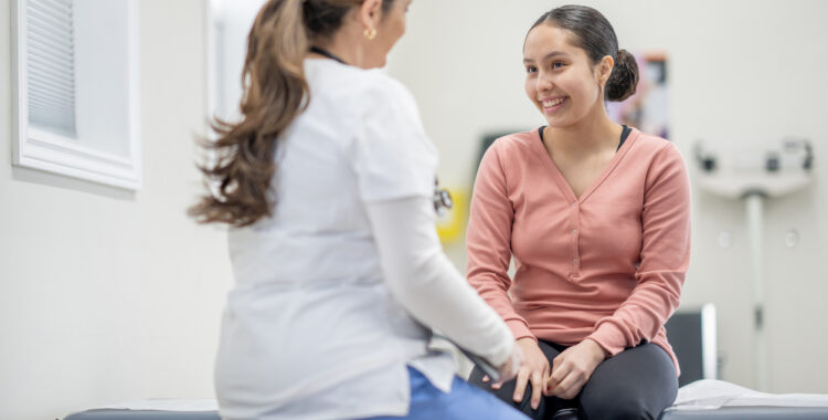 Teen at a Check-Up