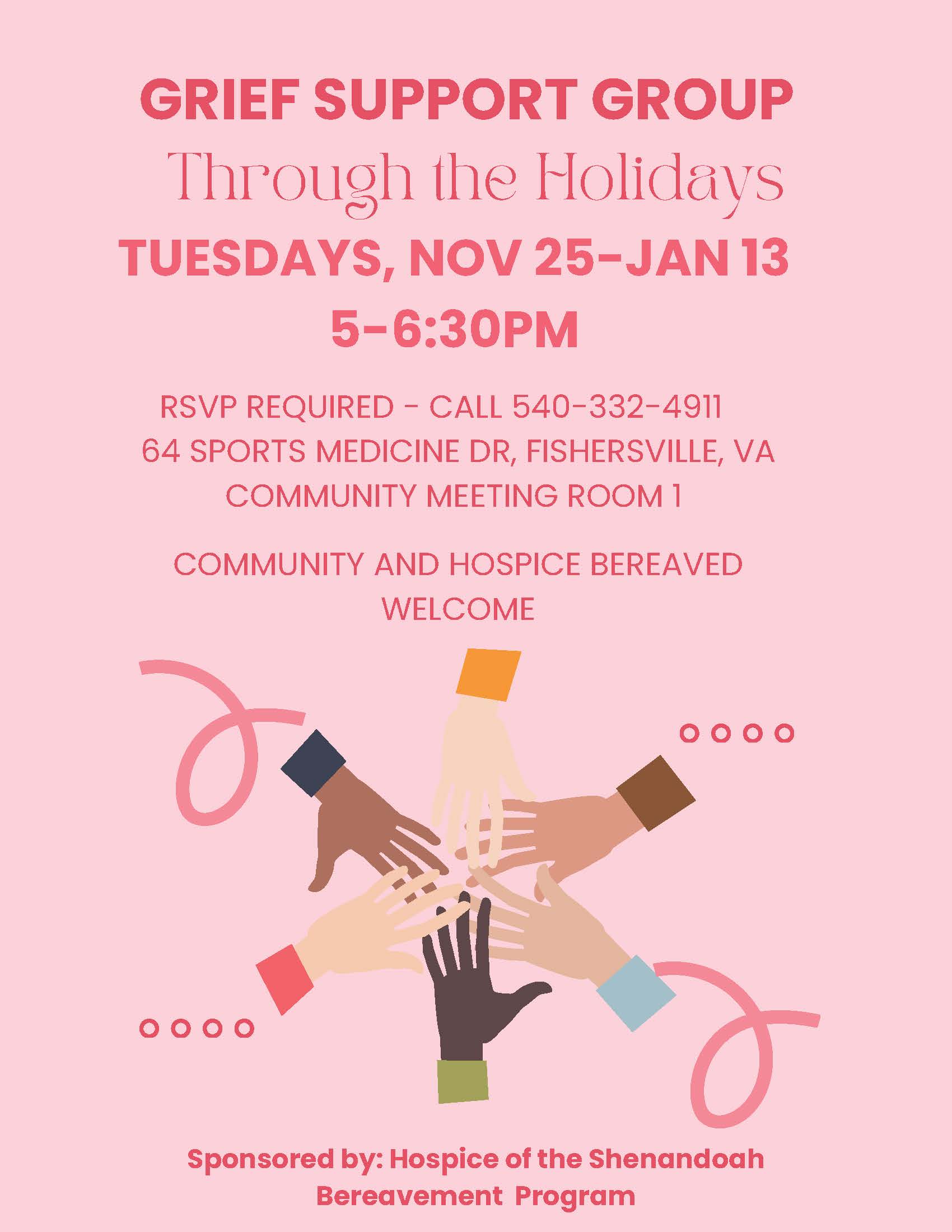 Grief Support Group | Through the Holidays – Augusta Health
