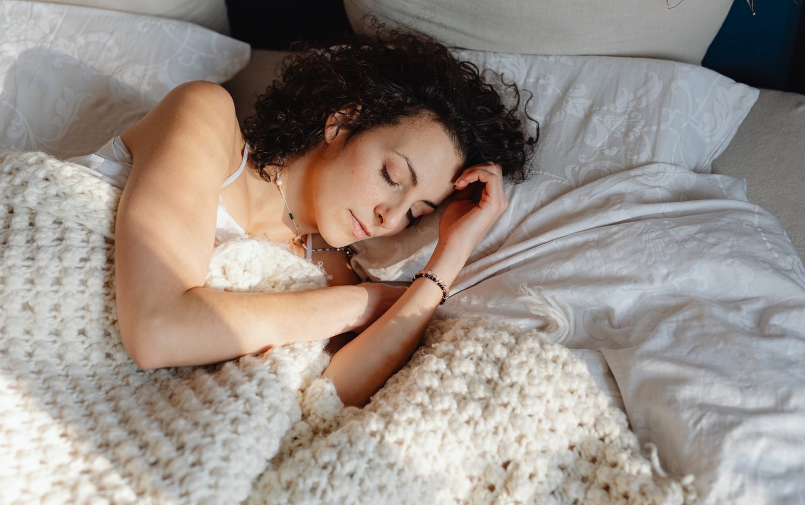 Woman getting enough sleep, menopause and stroke